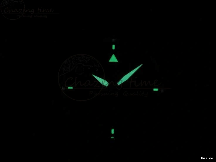 MIROTIME 0303 Original Pilot IW326803 SS MK 1:1 Best Edition Black Dial on Brown Leather Strap MIYOTA 7146